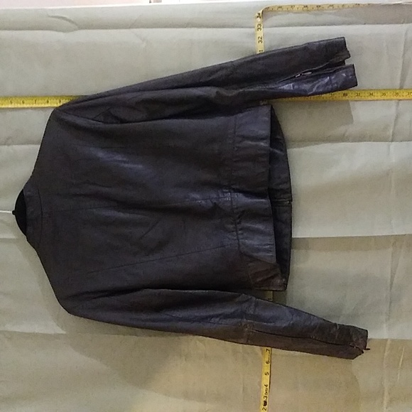 Black Leather Jacket by Kenneth Cole, Ladies size S - Picture 2 of 8